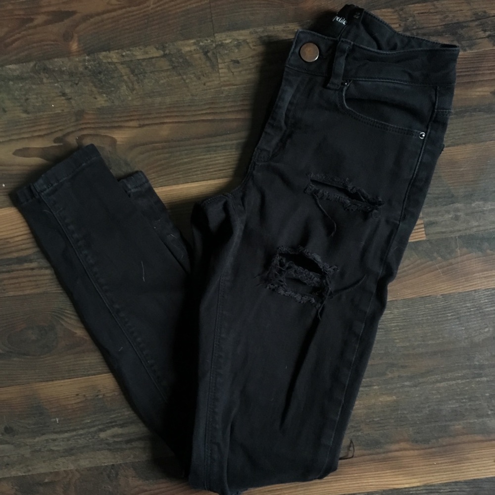 Black ripped ASOS jeans